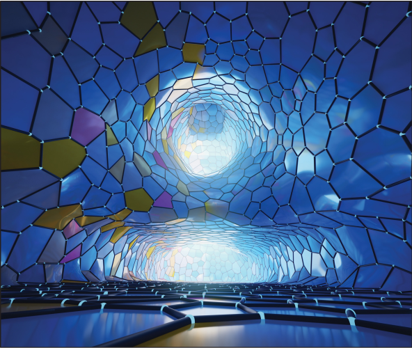 This image shows the inside of the teaser figure 'fertility' from Polygon Laplacian Made Robust. It visualizes the condition numbers of individual polygon stiffness matrices. The mesh transitions from the input mesh to our result from left to right. The original mesh features disfigured polygons with alarming (yellow) or terrible (magenta) condition numbers. With our tailored smoothing algorithm, polygons become very regular and, combined with our improved polygon Laplacian, result in better condition numbers (blue) and improved robustness in computational simulation. Blender was used to stylize the geometry and render the image.